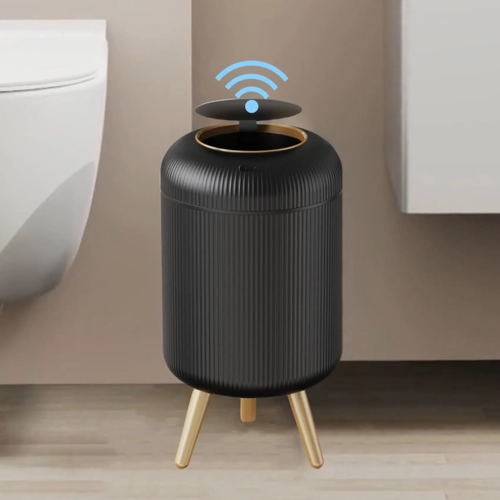 SmartSense™ Automatic Motion‑Sensor Trash Can — 8 L Plastic, Lid‑Closing for Home & Office