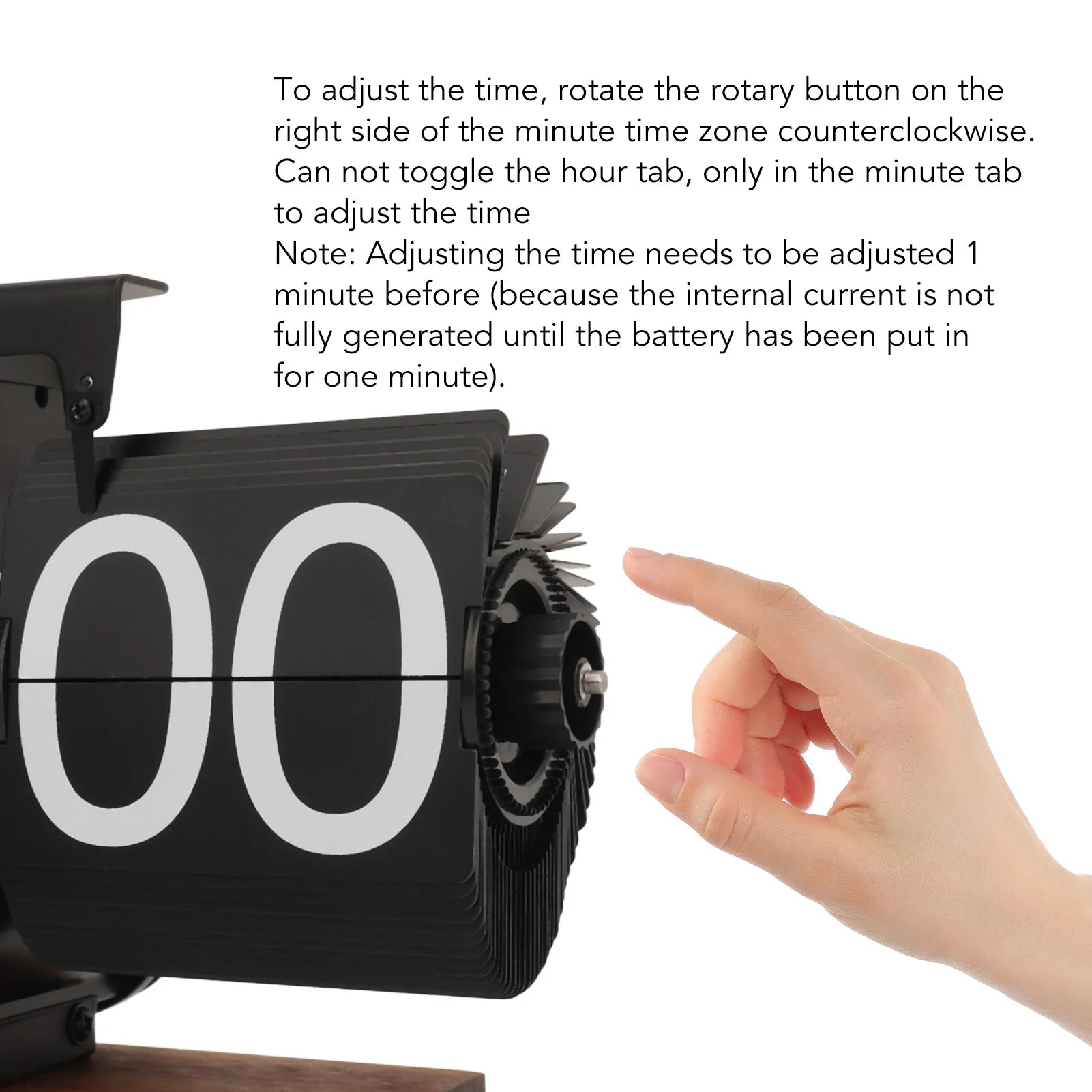 Clocksmiths™ Retro Mechanical Flip‑Down Clock